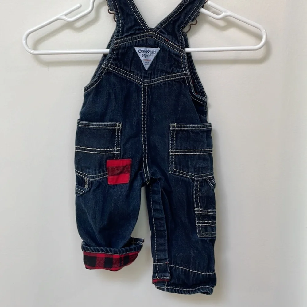 Oshkosh moose overall denim baby boy
